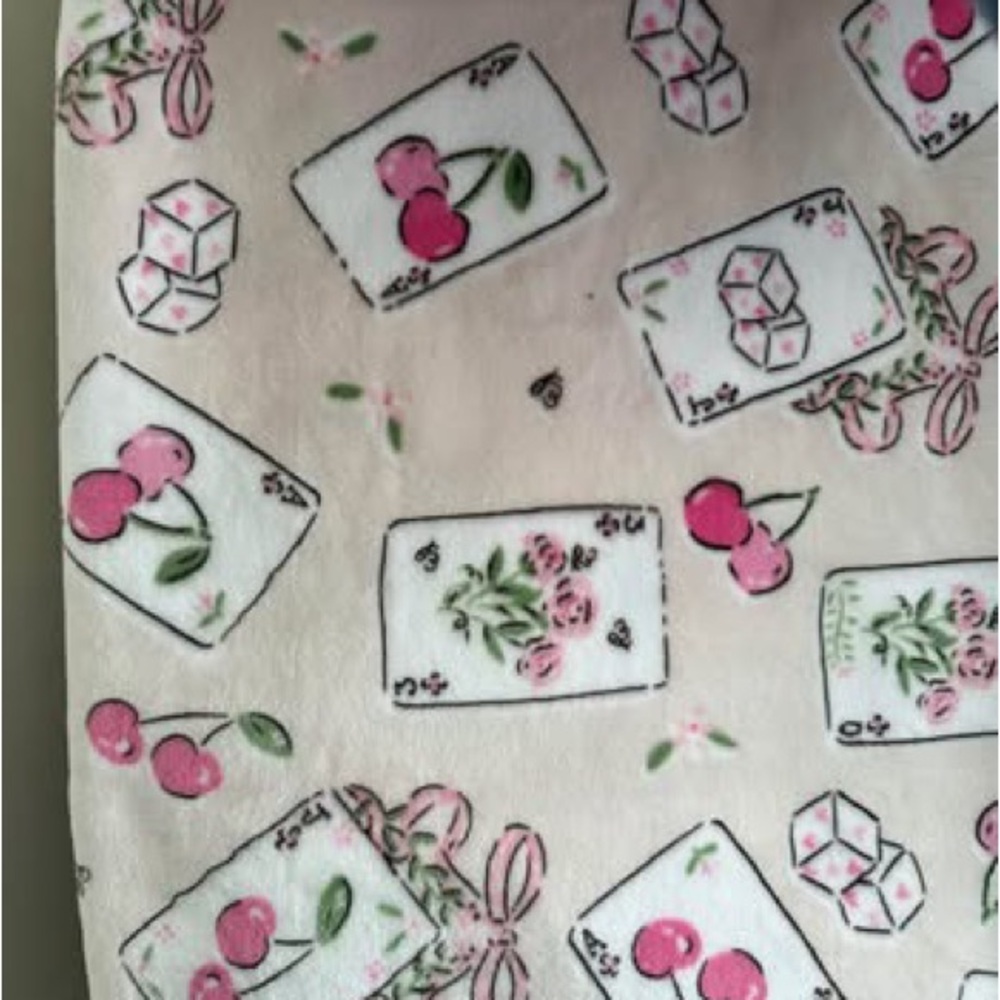 Cherry Print Blanket